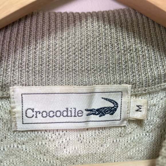 Crocodile Wool Blend Sweater sz M - Picture 3 of 14